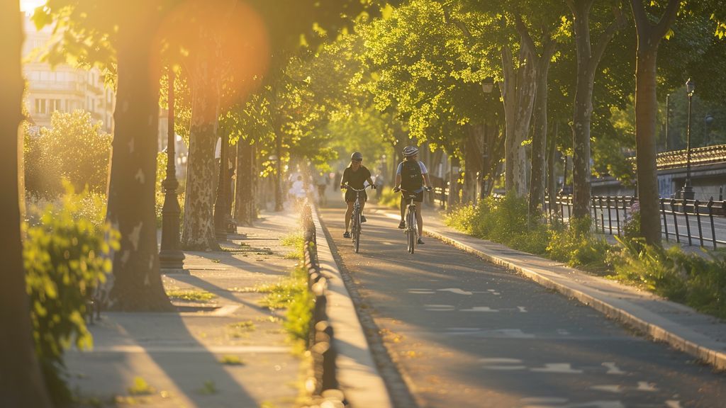 Local cycling associations actively participating in the development of the Parisian peripheral bike path.